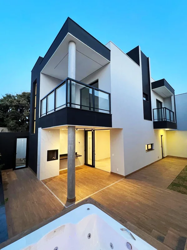 Guará II, casa nova, excelente construção, estilo americana, condomínio fechado,...