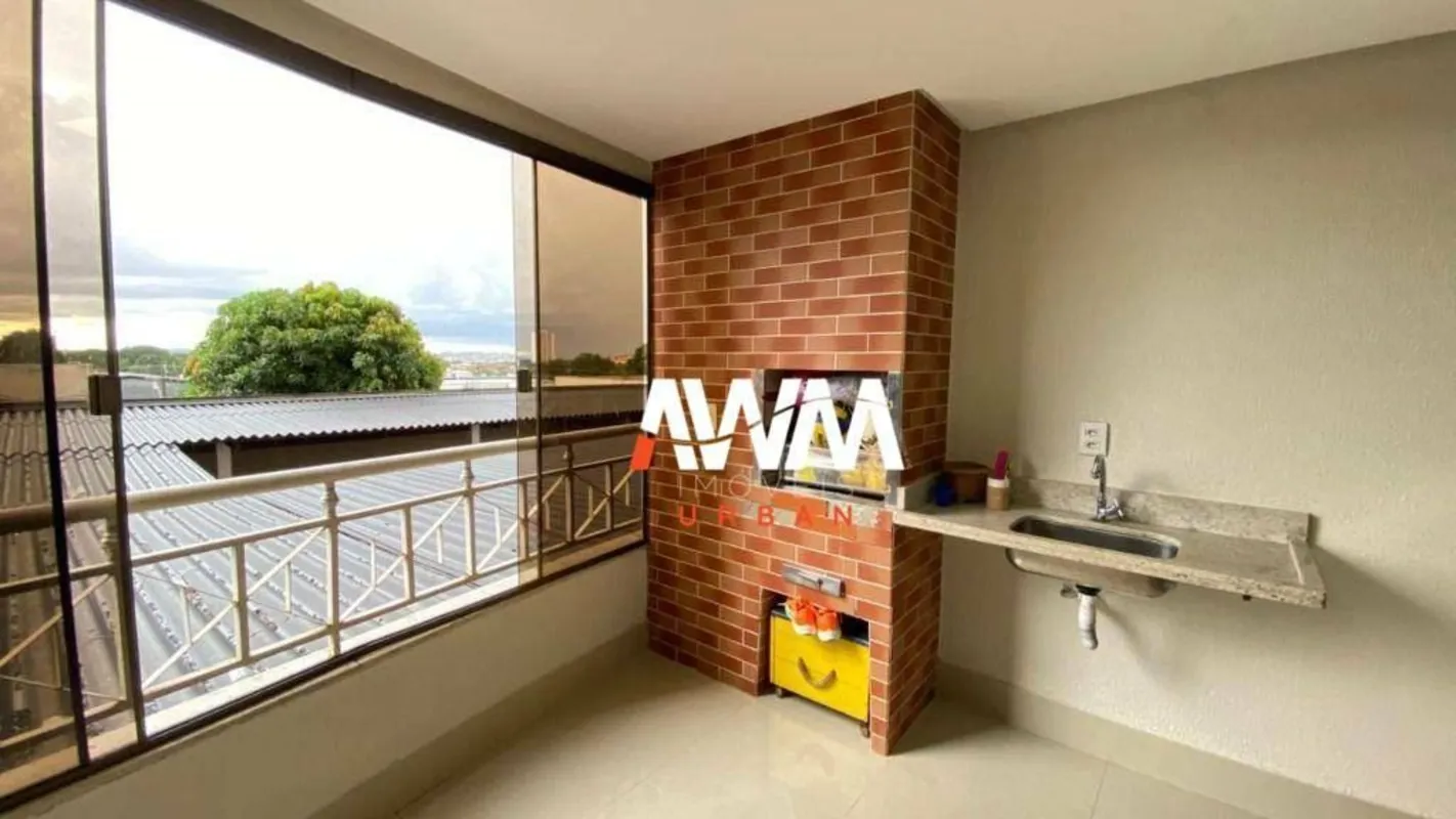 apartamento com 2 vagas de garagem,3 quartos sendo 1 suíte, banheiro social, sal...