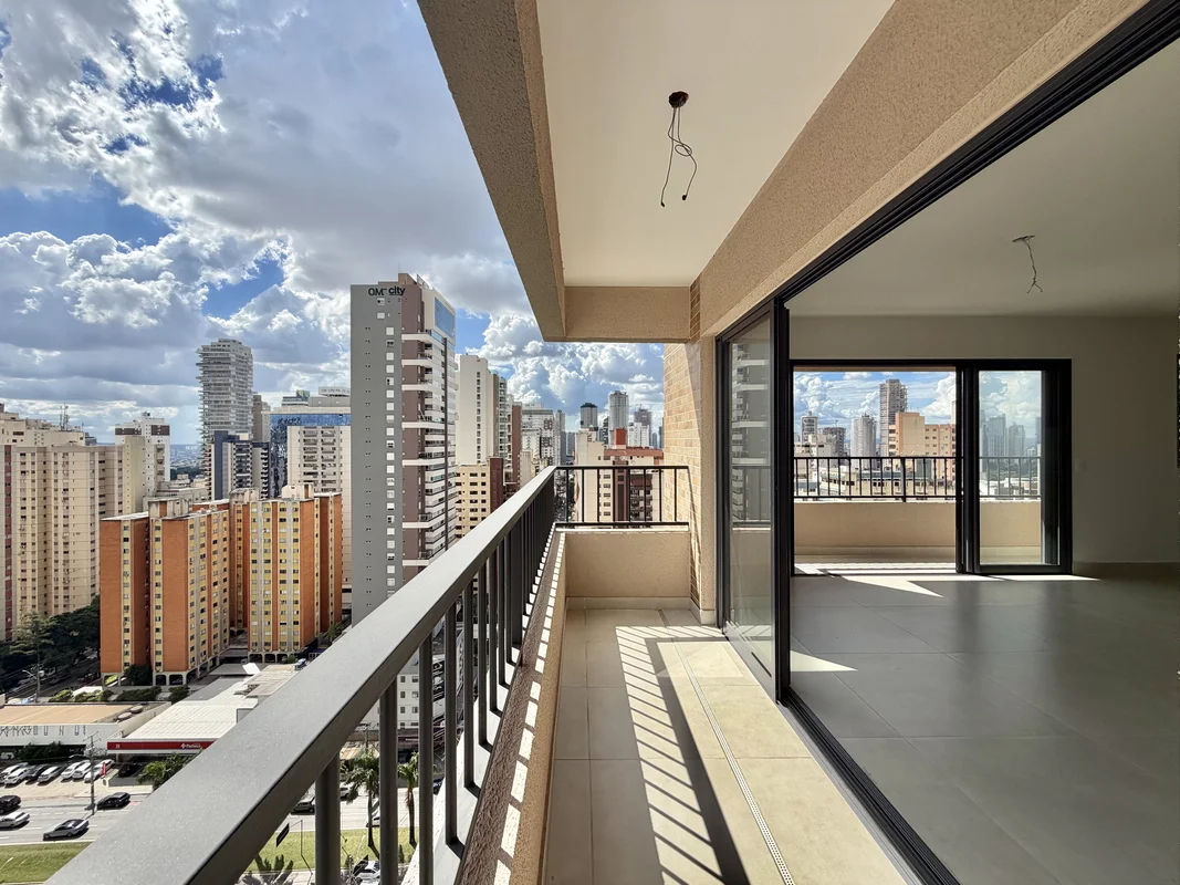 Todo montado em armários planejados. Apartamento novo e recém entregue no Setor ...