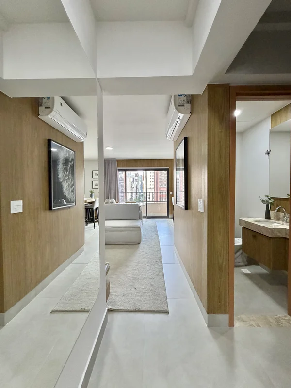 Montado, equipado e decorado Apartamento oferecido no formato porteira fechada!R...
