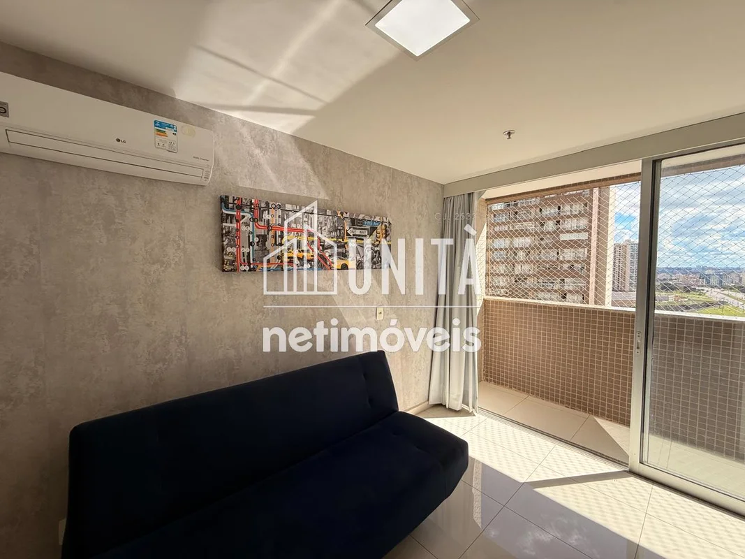 Unità Netimóveis apresenta excelente apartamento mobiliado de 34m² no DF Plaza, ...