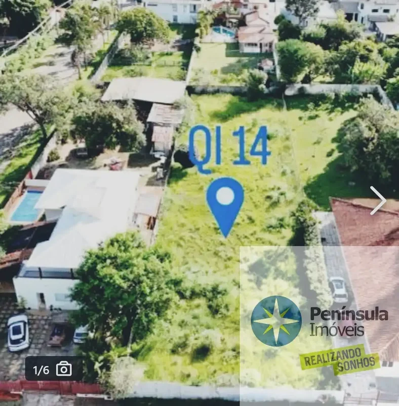 Oportunidade! Qi 14. Terreno super especial com o dobro de área verde, ja com pr...
