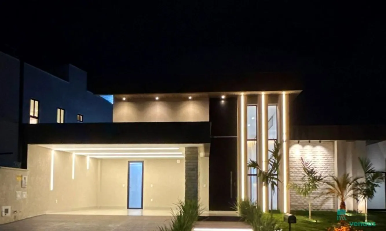 Casa Térrea de Alto Padrão à Venda no Jardins Bolonha – Goiânia3 Suítes | Piscin...