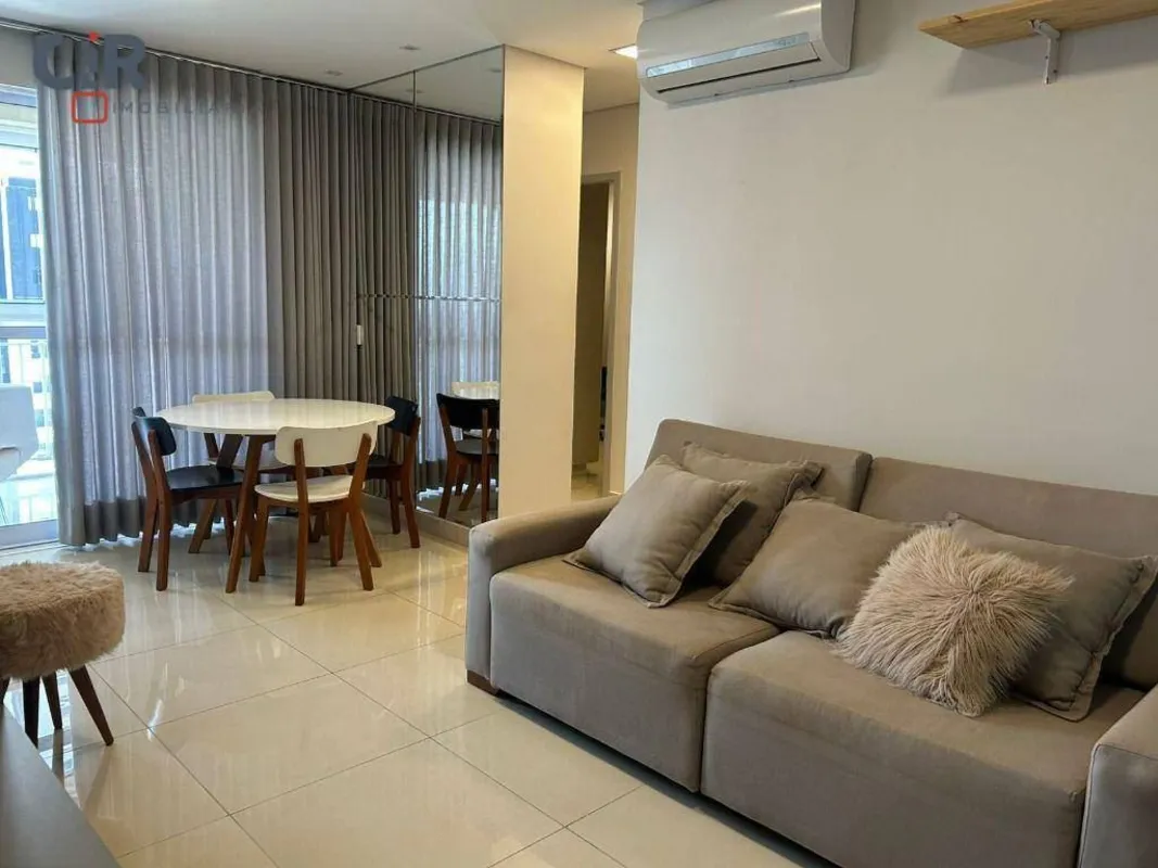 Apartamento 2 Quartos Mobiliado | 63m² | Setor BuenoMore com conforto, praticida...