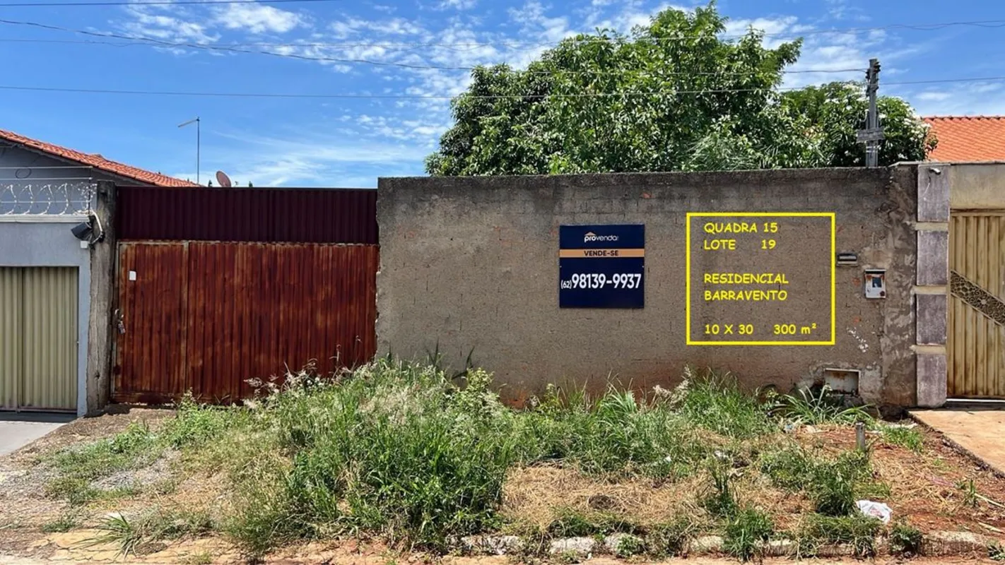 Lote 300 M² à Venda Residencial Barravento Goiânia (GO)Excelente oportunidade no...