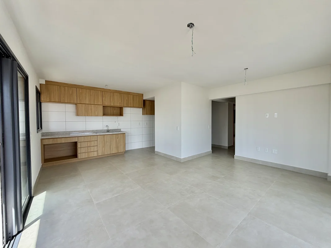 Todo montado em armários planejados. Apartamento novo e recém entregue no Setor ...