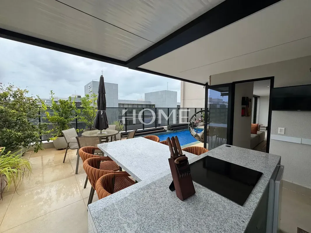 HOME VENDE COM EXCLUSIVIDADE:COBERTURA DUPLEX SOFISTICADA, COMPOSTA POR:ÁREA SOC...
