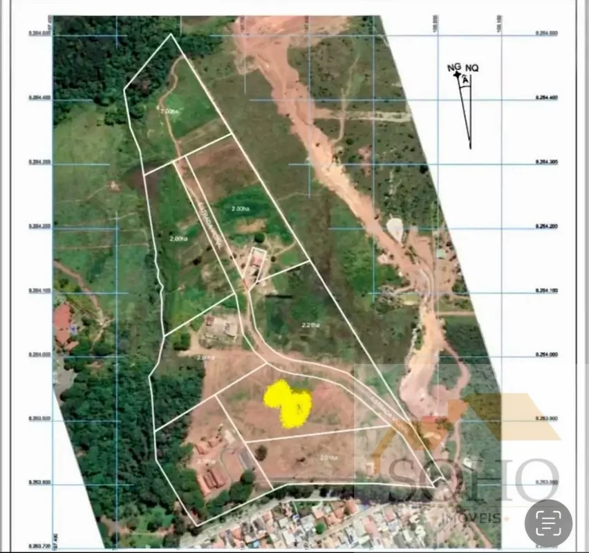SOHO IMOVEIS VENDE EXCELENTE CHÁCARA DE 20.000M² (2 HECTARES) LOCALIZADA NA EXTE...