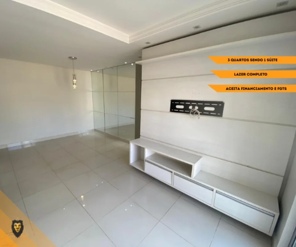 Apartamento de 3 Quartos Sendo 1 Suíte - Residencial Paradiso UnoRaridade! Área ...