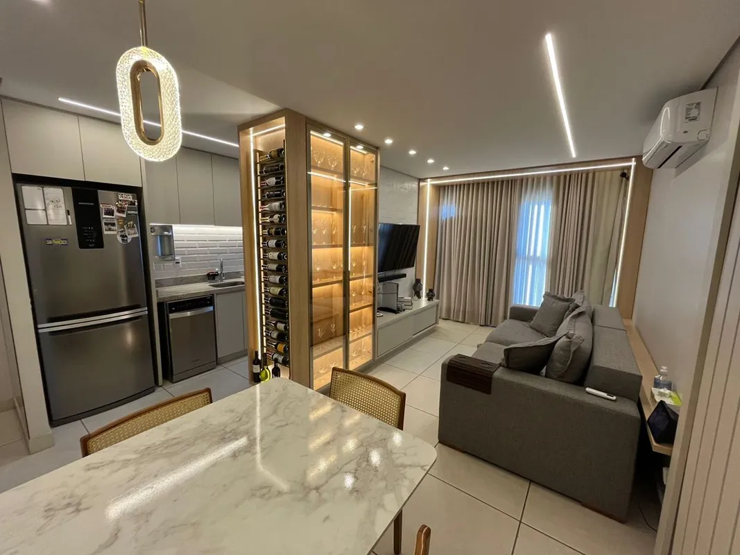Apartamento mobiliado - Solar Amazonia 2 quartos 1 suite 64m2 Varanda integrada ...