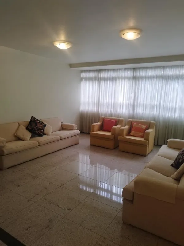 APARTAMENTO PARA LOCAÇÃO SQS 302 BLOCO B- SALA EM L-SALA DE JANTAR- 4 QUARTOS CO...