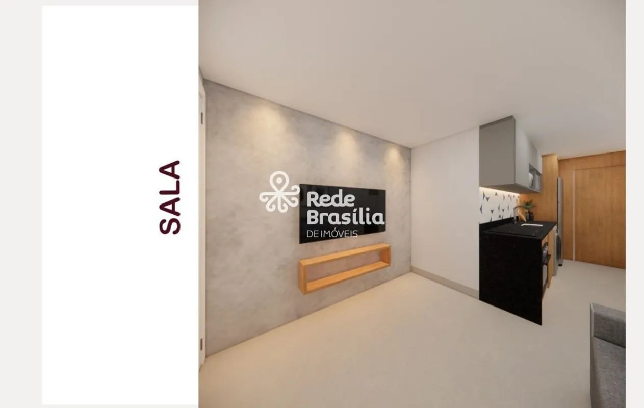 Reformado na Asa Norte - 30,6m², 1 Quarto e Projeto AssinadoDescubra esta excele...