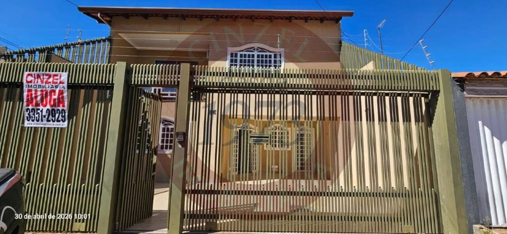 CINZEL IMOBILIÁRIA A MAIS DE 50 ANOS NO MERCADO, ALUGA CASA EM TAGUATINGA NORTE....