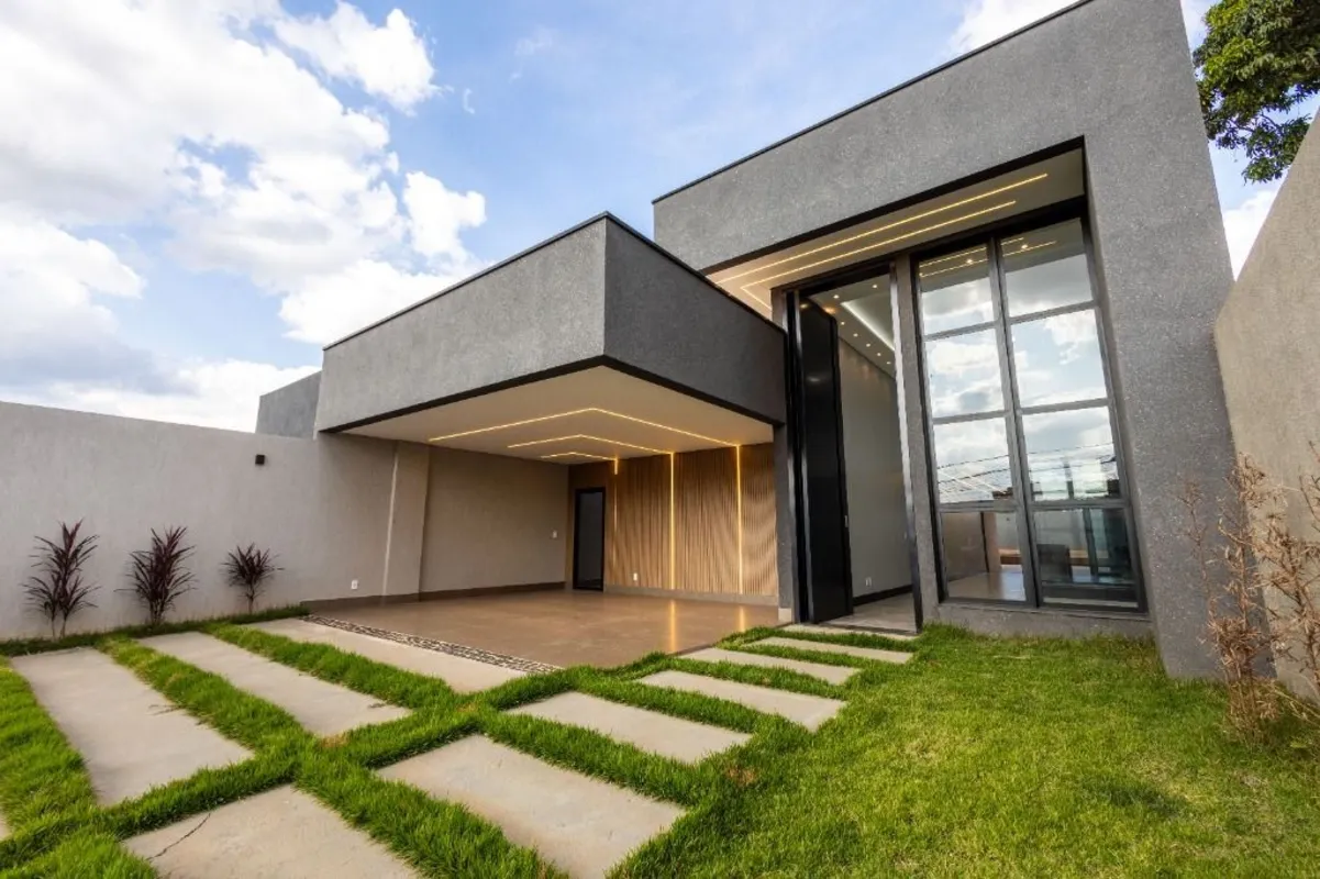 :: Casa nova, moderna e recém-construída em Vicente Pires, em condomínio fechado...