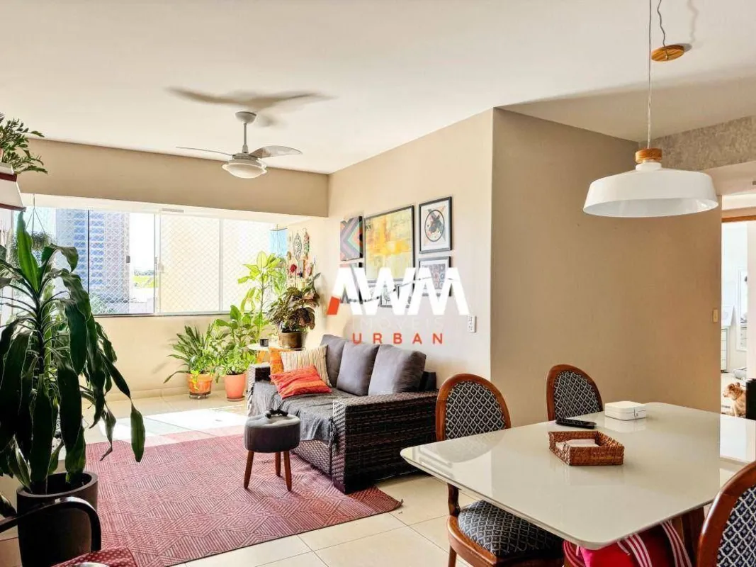 Apartamento 3 quartos (1 suíte) | 80 m² | 1 vaga + escaninho | Jardim Goiás80 m²...