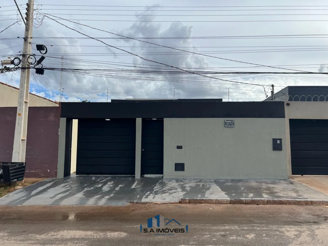S.A Imóveis vendeExcelente casa à venda em Águas Lindas de Goiás – Mansões Olind...