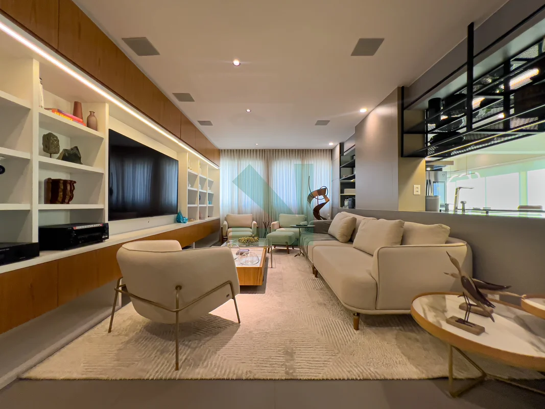 Cobertura linear de 161 m² no Residencial Olympique, com projeto totalmente refo...