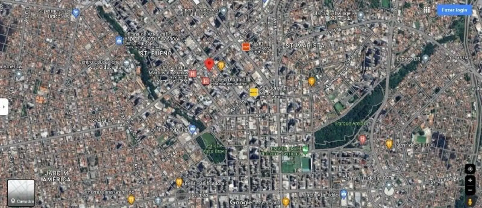 Terreno à venda no Setor Bueno, Goiânia - Ref. VM102 Lote Com Casa Simples local...