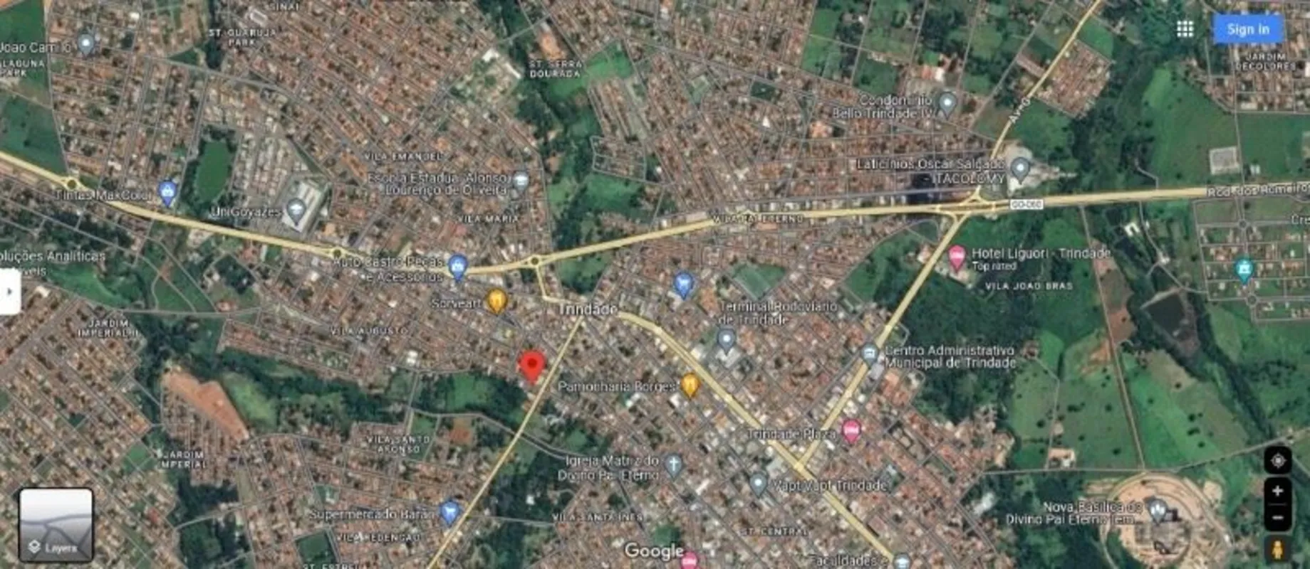 Terreno à venda no Centro, Trindade - Ref. VM753 Área a venda no Centro de TRIND...