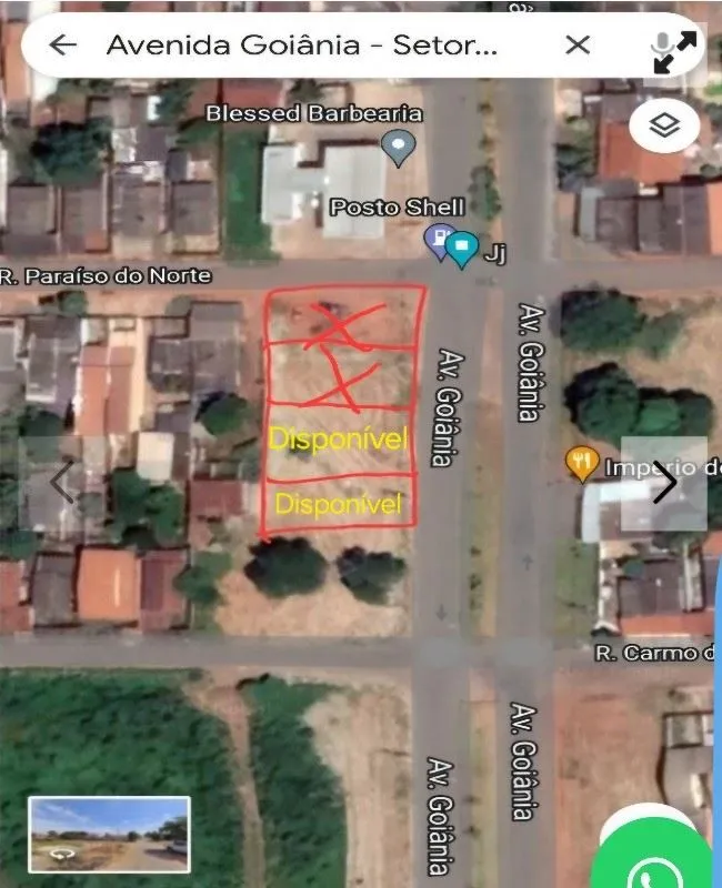 Terreno comercial à venda no Setor Maysa, Trindade - Ref. V1701 Oportunidade úni...