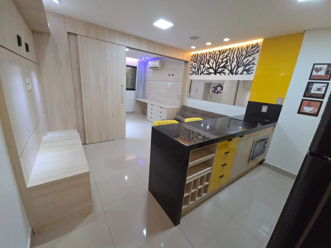 Apto mobiliado no Ed. Sunset??Noroeste quadra 500- 1 vaga de garagem- Mobiliado-...