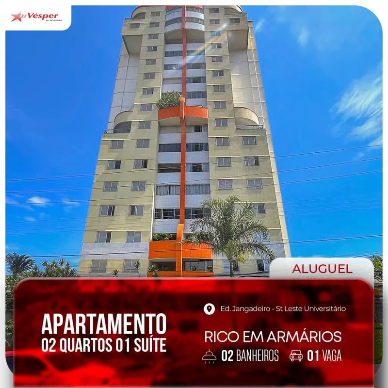 Apartamento com 02 quartos sendo 01 suíte, completo em armários, banheiros com a...