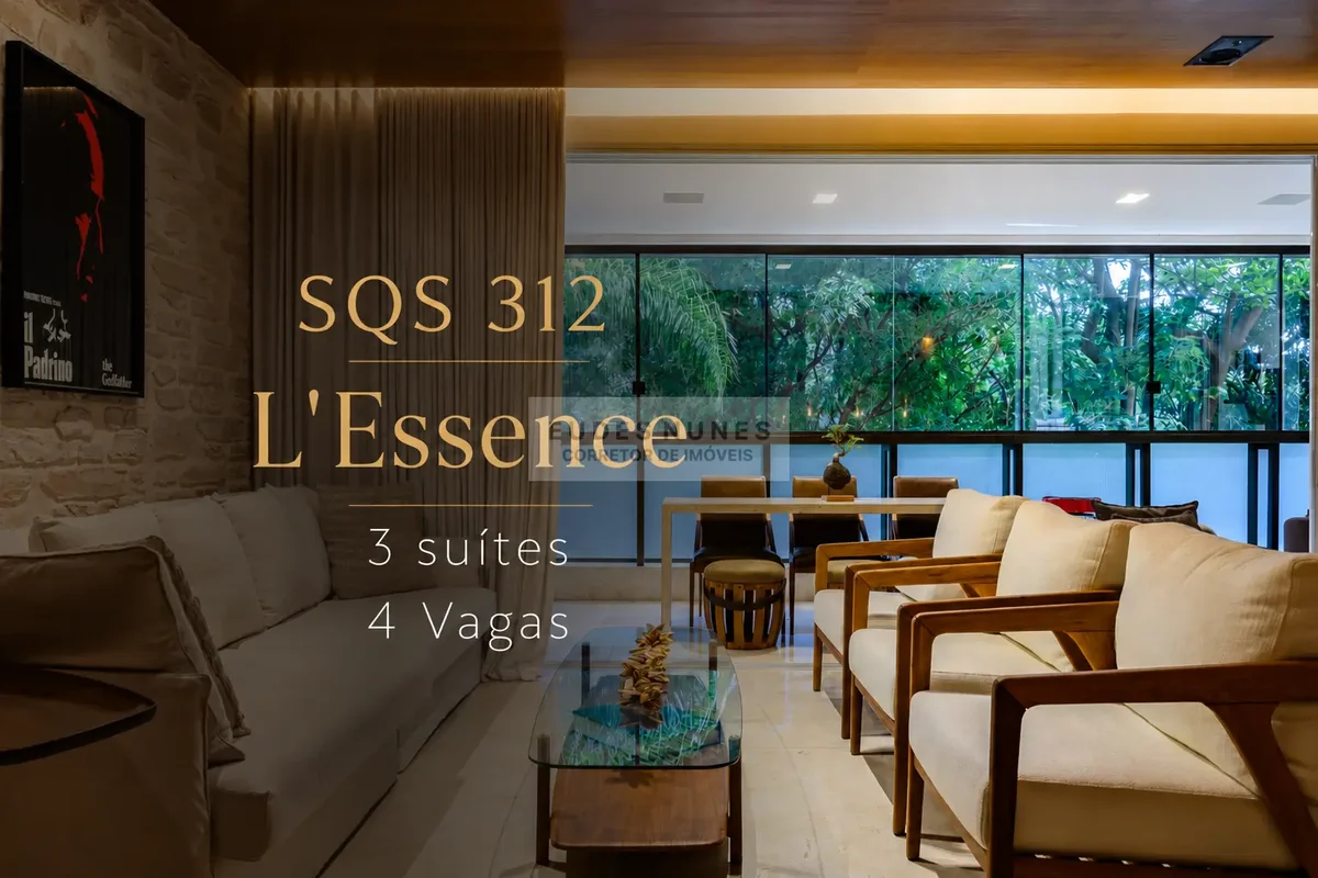 Apartamento 3 suítes à venda no Residencial L’Essence – SQS 312, Asa Sul, Brasíl...