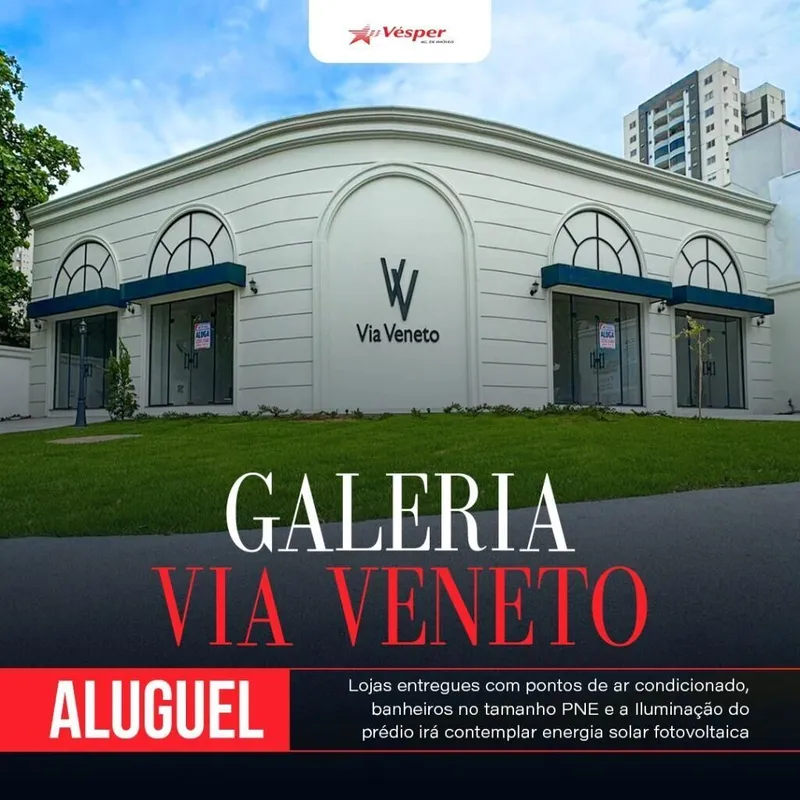 Empreendimento comercial com lojas de conceito arquitetônico diferenciado. Possu...