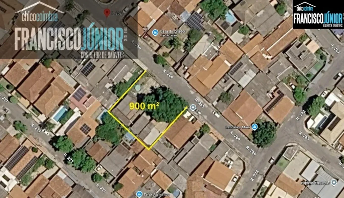 SETOR COIMBRAÁREA RESIDENCIALÁrea900,00 m²Sendo30,00 mts de Frente30,00 mts de F...