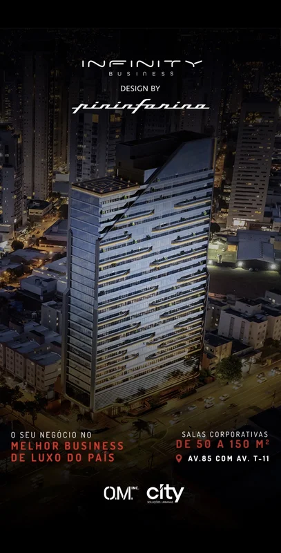 O Infinity by Pininfarina, desenvolvido pela City Soluções Urbanas, está localiz...
