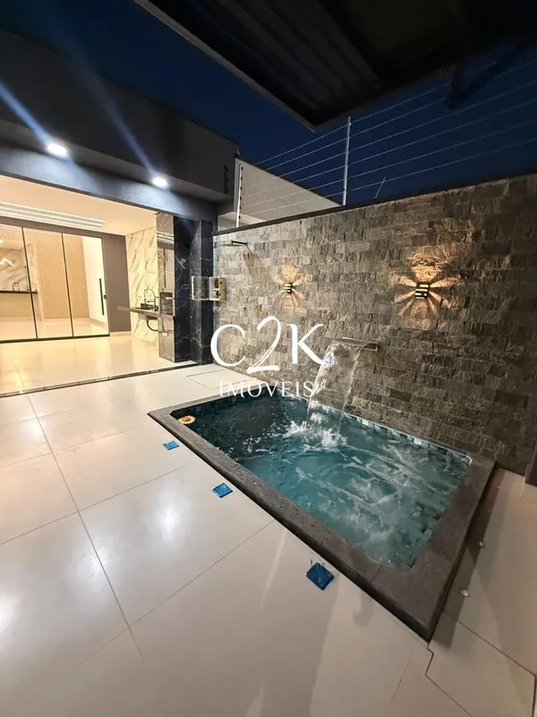 Entrada 53 mil - Casa Nova | Piscina | 3 quartos St Recanto do Bosque, GoiâniaCa...