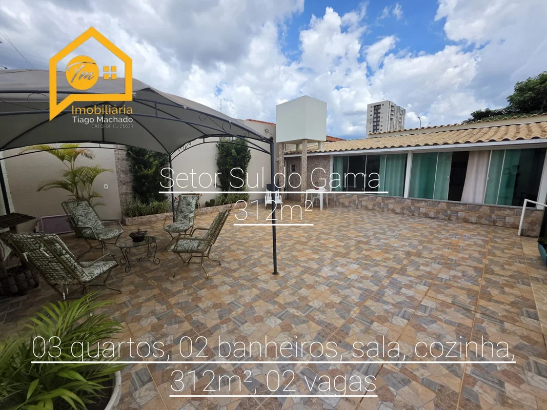 Excelente casa no Setor Sul - Gama- 03 quartos- Sala aconchegante- Cozinha funci...