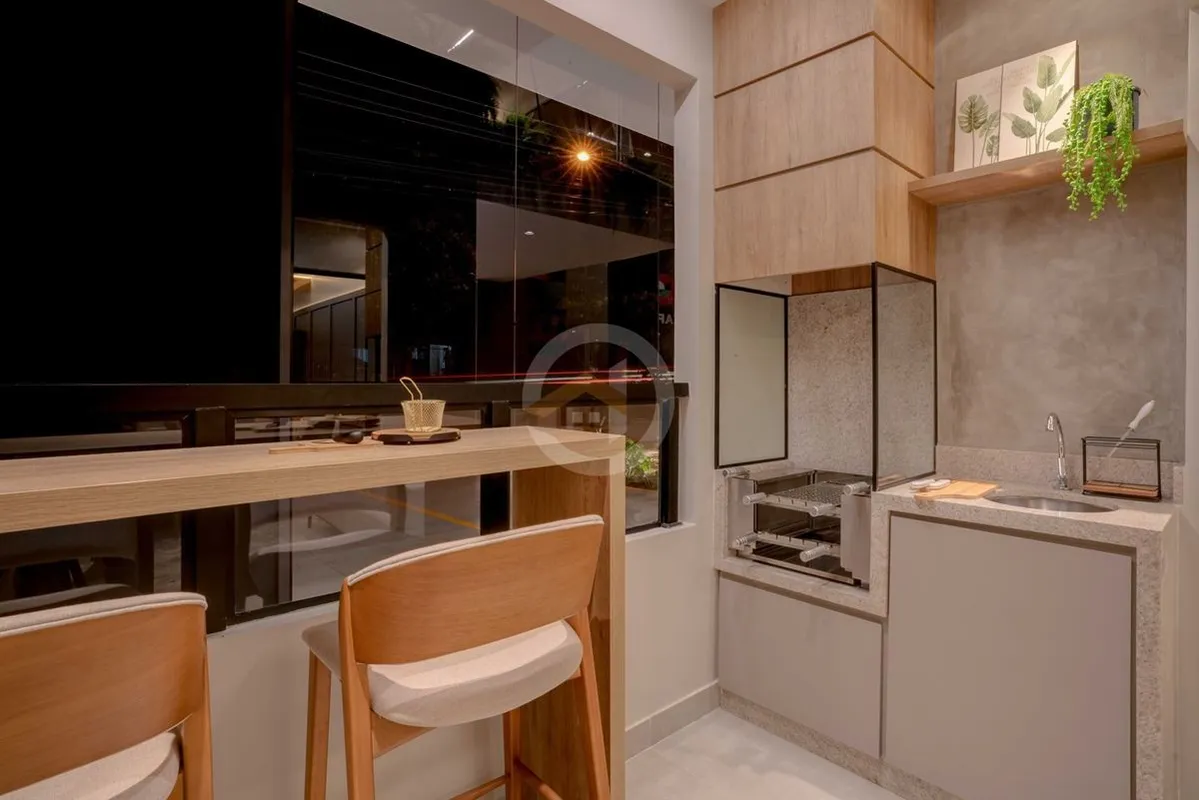 Apartamento 2 Quartos com suite e varanda gourmet com churrasqueira a carvãoViva...