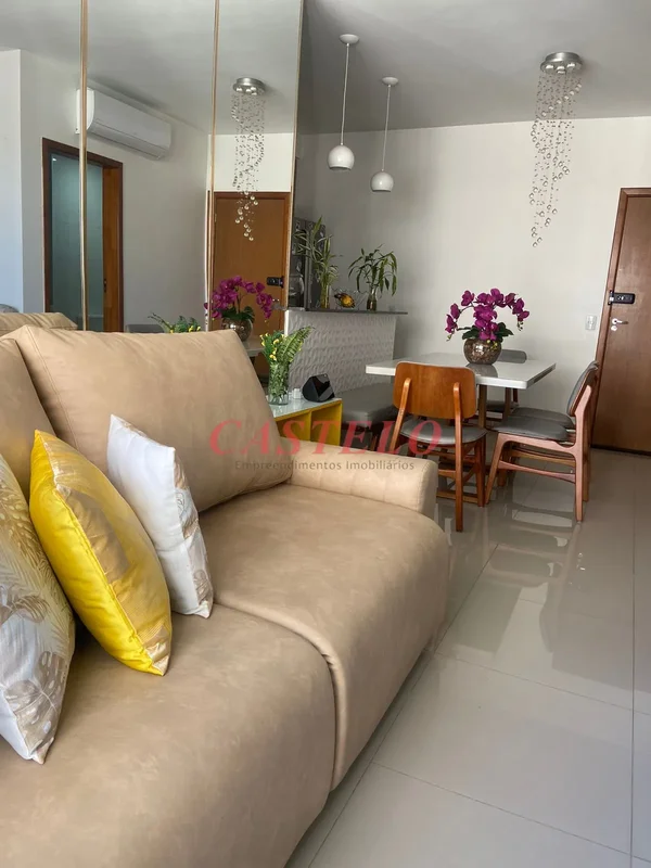  • MOBILIADO • Área privativa 90.00 m² • Nascente • Unidade 14°andar • 2 vagas d...