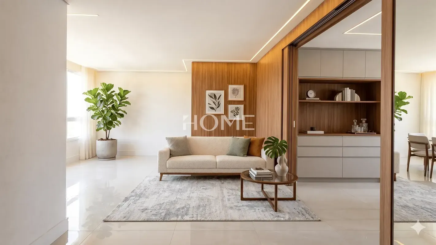 APARTAMENTO REFORMADO COM PROJETO CONTEMPORÂNEO, COMPOSTO POR:(APARTAMENTO NÃO A...