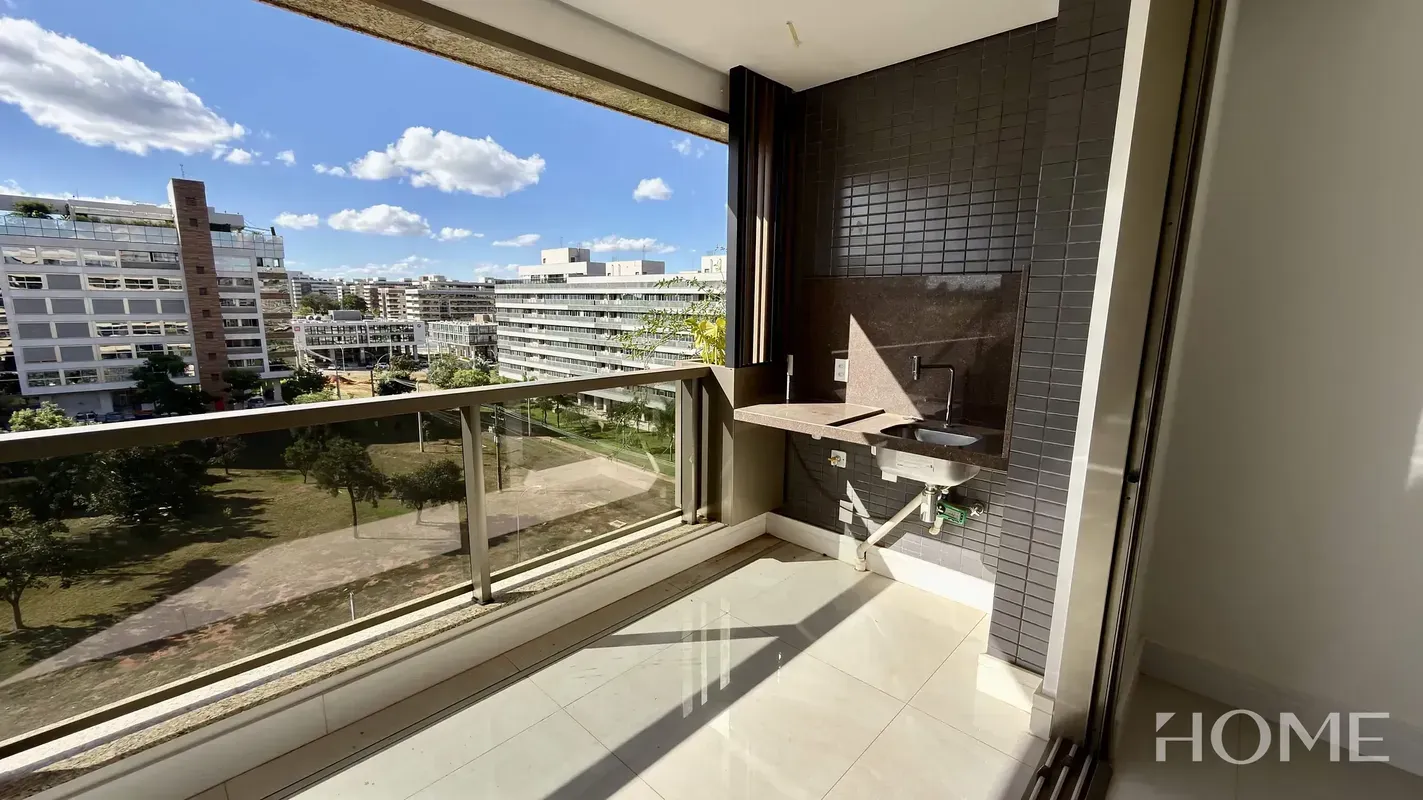 SQNW 304 NoroesteApartamento contemporâneo, com marcenaria nova e planta generos...