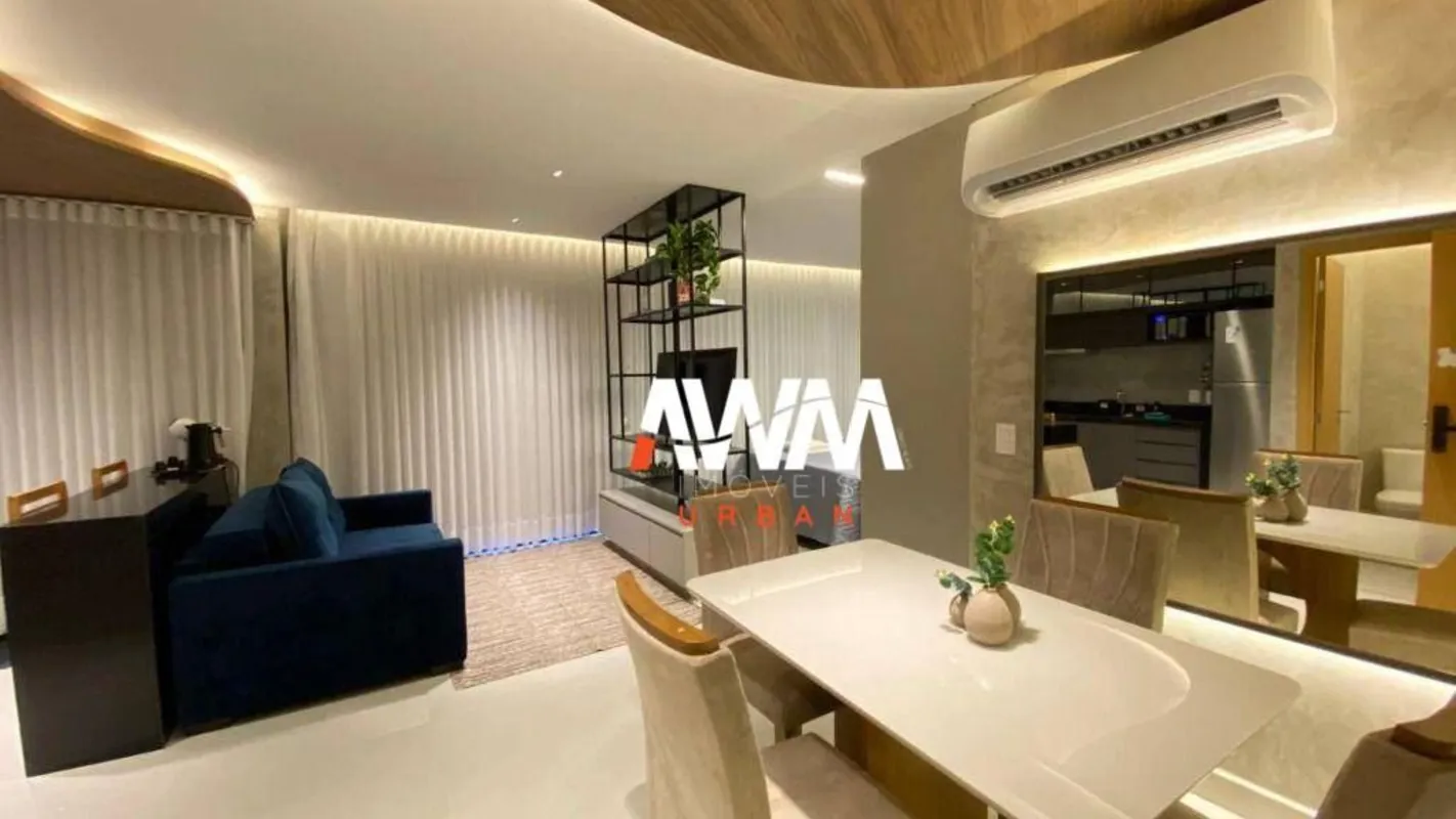 Apartamento Mobiliado é Decorado, no Coração do Setor Marista.Oferece praticidad...