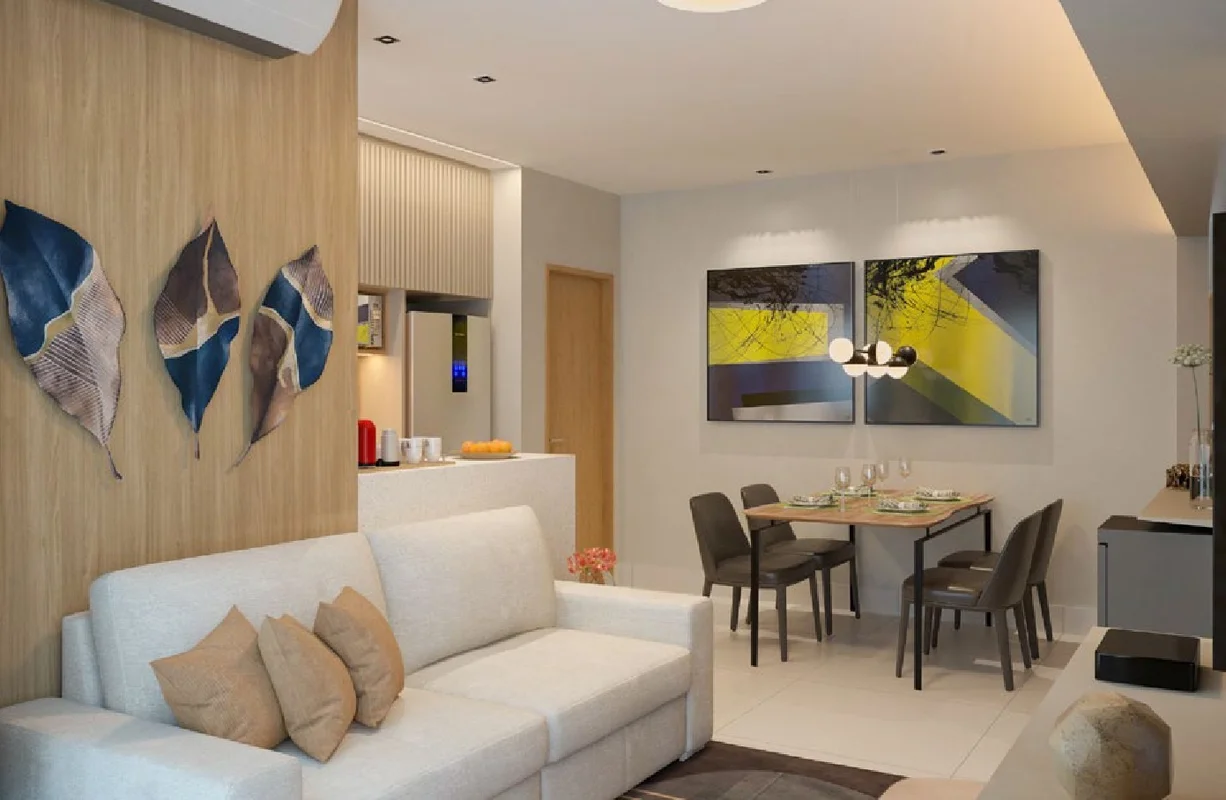 Conheça este apartamento confortável e bem avaliado no QI 12, Setor Industrial, ...
