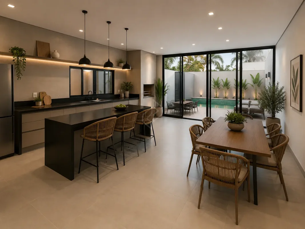 Sofisticação, conforto e modernidade em um só lugar!Casa moderna em condomínio f...