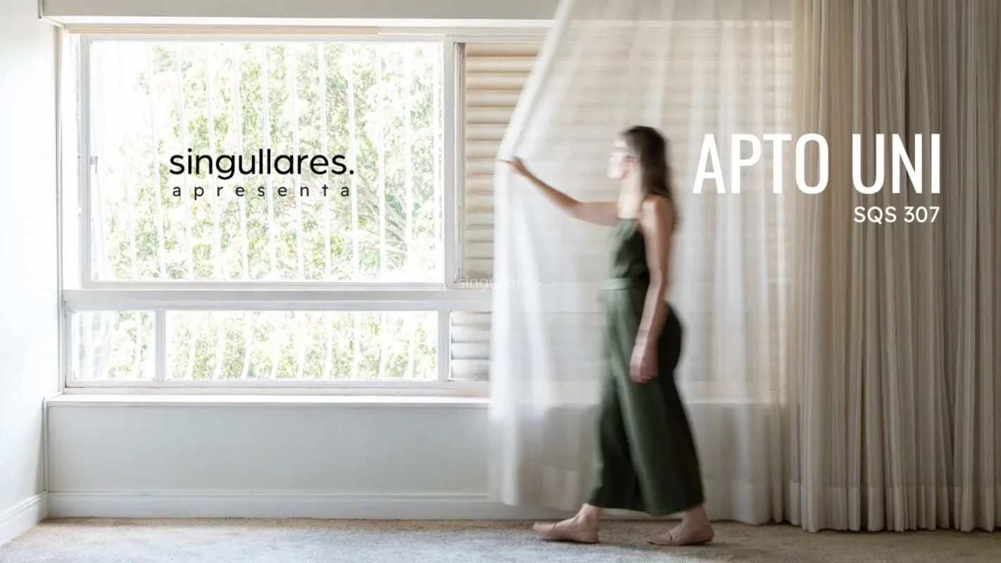 Na SQS 307, este apartamento de 155 m² preserva características muito valorizada...