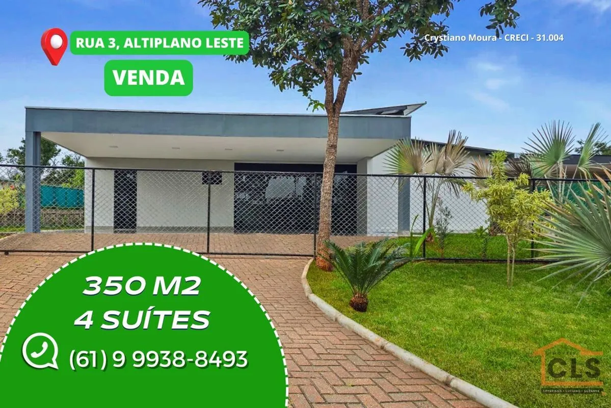 VENDACASA TÉRREA SEMI MOBILIADA3 SUÍTES (HOME OFFICE COM BANHEIRO)ARMÁRIOS PLANE...