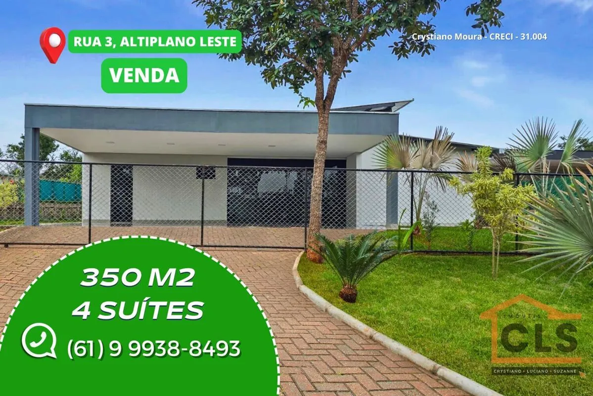 VENDACASA TÉRREA SEMI MOBILIADA3 SUÍTES + HOME OFFICE COM BANHEIROARMÁRIOS PLANE...