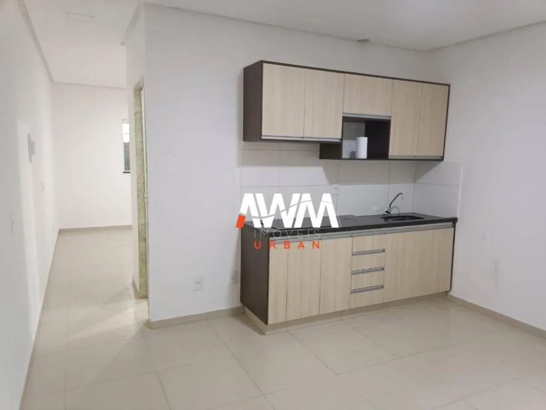 apartamento 1 quarto sala cozinha banheiro social, 1 vaga garagem residencial Ca...