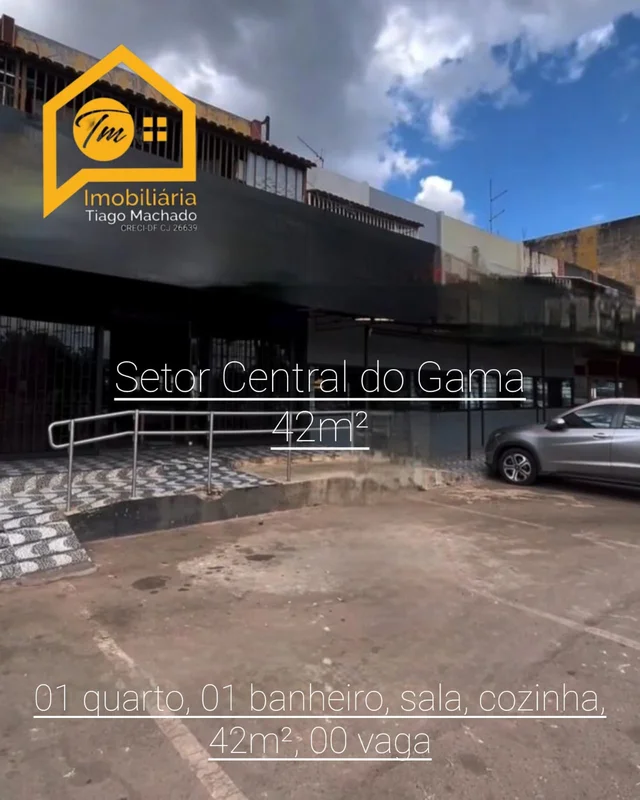 Excelente apartamento no Setor Central do Gama- 1 quarto- Sala - Cozinha- Área d...
