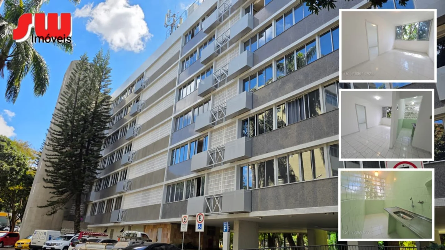 Raridade na Asa Sul - Quadra 103: apartamento de 1 quarto em uma das localizaçõe...