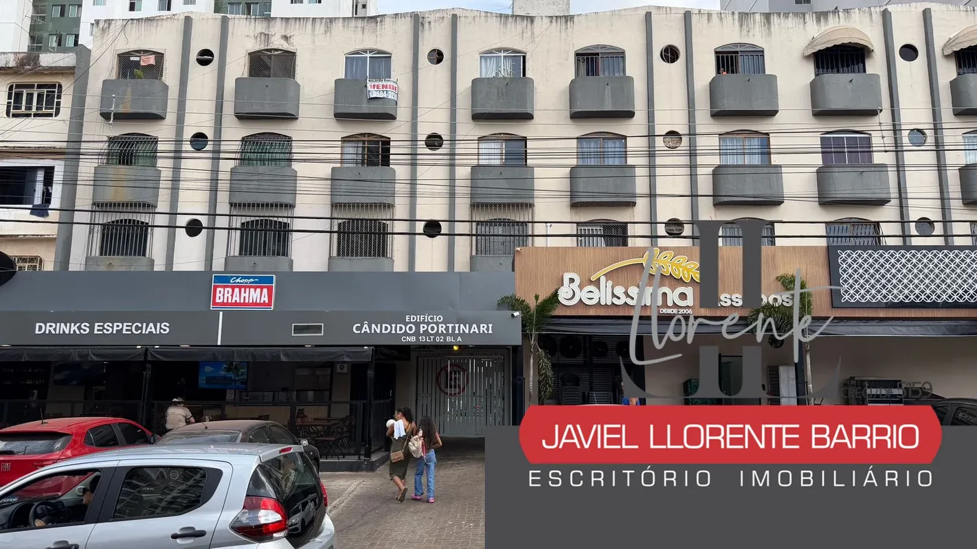 CNB 13 | Edifício Cândido Portinari | Apartamento de canto com 73,90 m2 | 2 Quar...