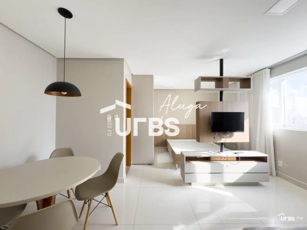 Edificio Lux Home Design, Setor BuenoPossui 1 suíte com armários e cama de casal...