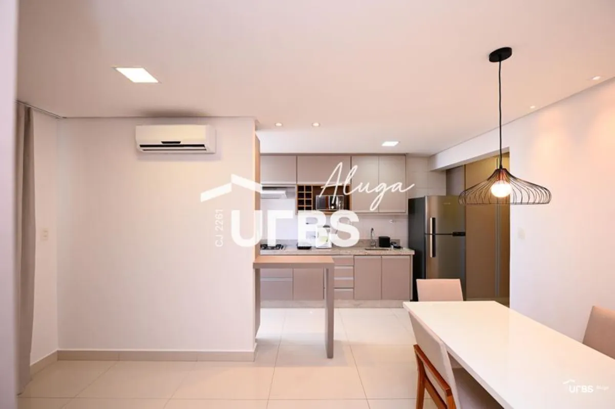 Edifício Lux Home Design, Setor Bueno1 suíte completa em armários, sala de estar...