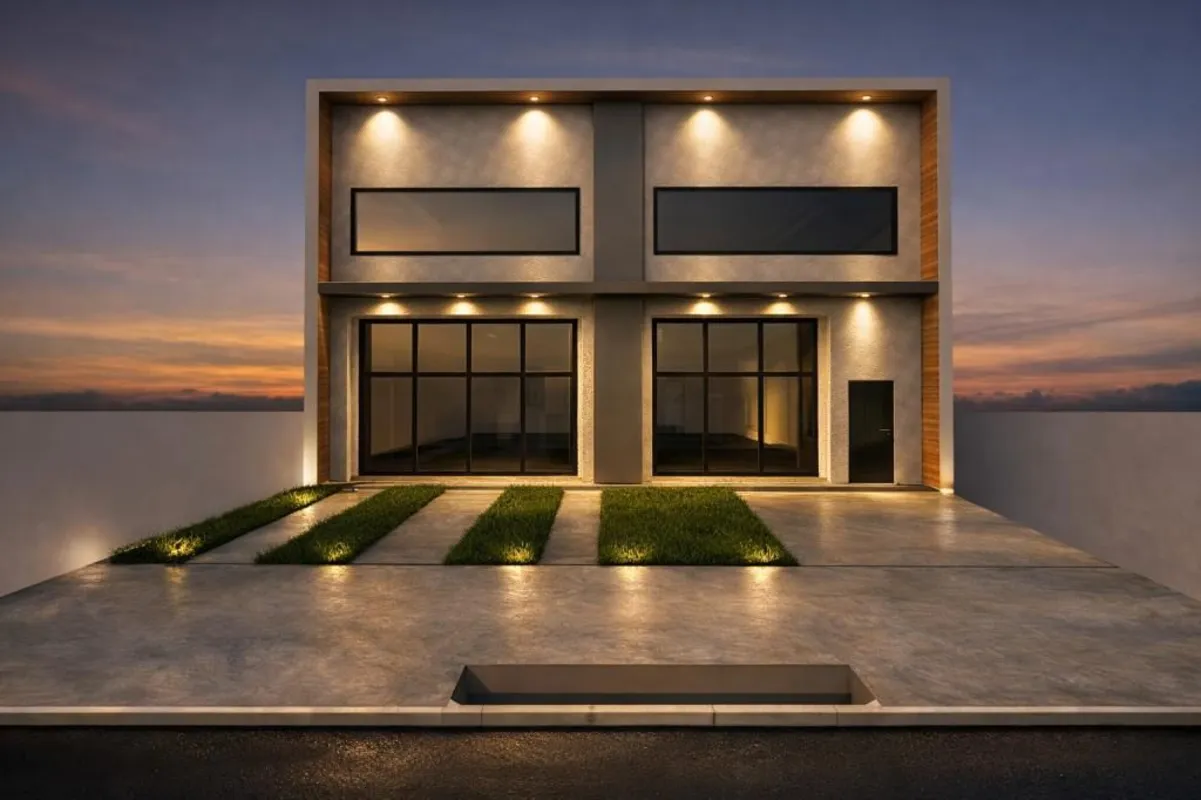 Galpão novo, primeira locação, com 373m² de construção e área com 445,30m², 55m²...