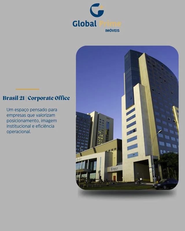 Brasil 21 | Corporate Office | 65,50 m²Um espaço pensado para empresas que valor...